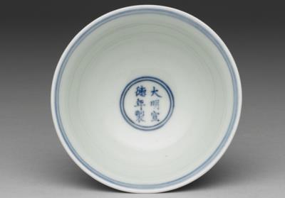 图片[3]-Stem cup with “Three Friends of Winter” in underglaze blue, Ming dynasty, Xuande reign (1426-1435)-China Archive